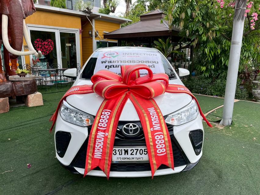 TOYOTA YARIS เครื่อง1.2cc.รุ่น ENTRY+LPG (Auto) ปี 2022 ประหยัดน้ำมันคูณสอง