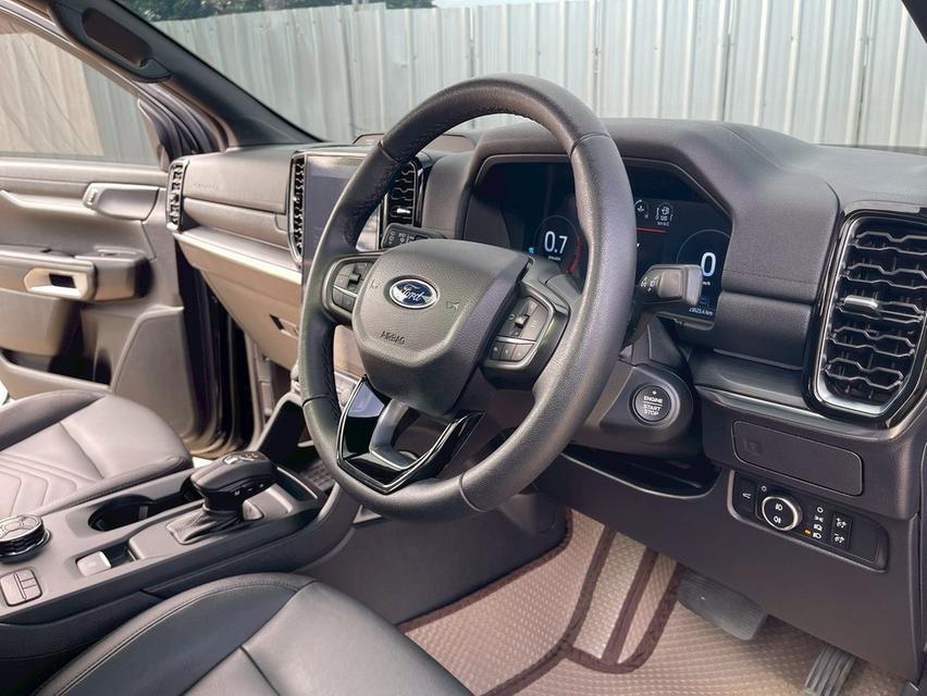รหัสรถ AP3761 FORD EVEREST 2.0 BI TURBO TITANIUM PLUS 4×4 TOP ปี23 จด 24 สีดำ ดีเซล 6