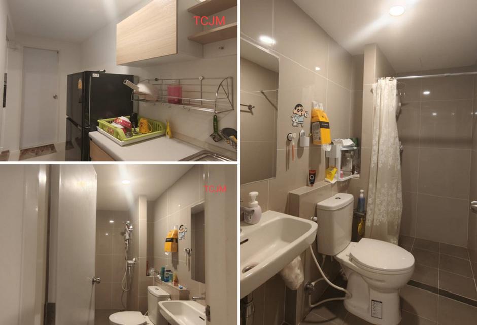 คอนโด เสนา คิทท์ ศรีนครินทร์-ศรีด่าน ห้องใหญ่สุด 52.67 ตารางเมตร 2 นอน 2 น้ำ ชั้น4 ตึกA จอดรถ 2 คัน 9