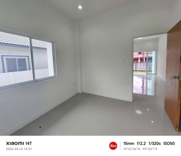 บ้านเดี่ยวสร้างใหม่พร้อมเข้าอยู่กลางเมืองเชียงรายทำเลไข่แดง 17