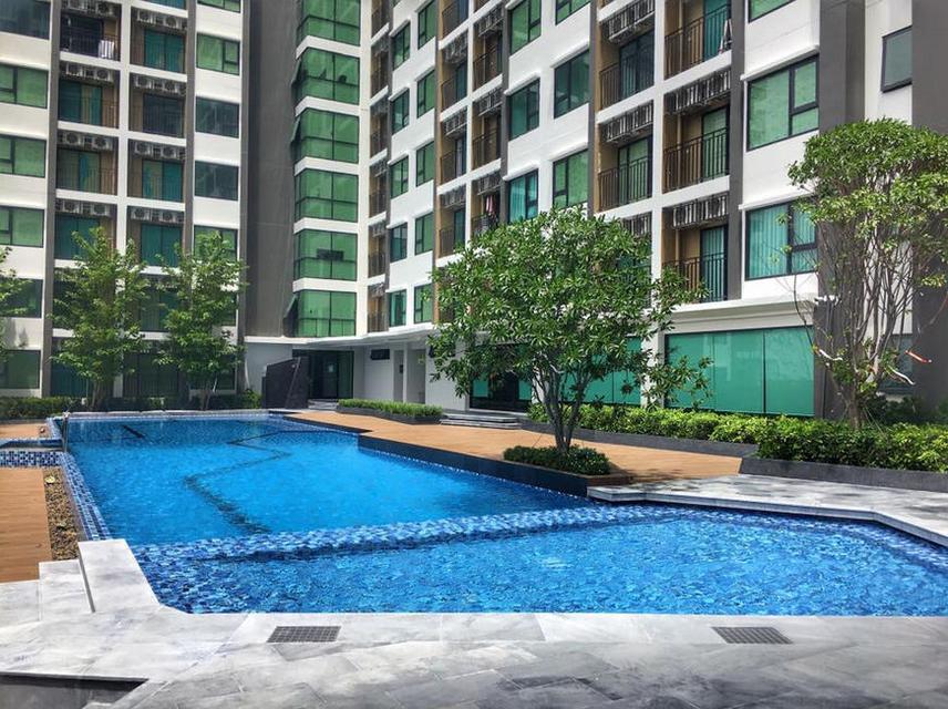 คอนโด เคนซิงตัน สุขุมวิท-เทพารักษ์ ติดรถไฟฟ้าสีเหลือง สถานีทิพวัล 1 ห้องนอน ชั้น9 ตึกA ตกแต่งครบ 9