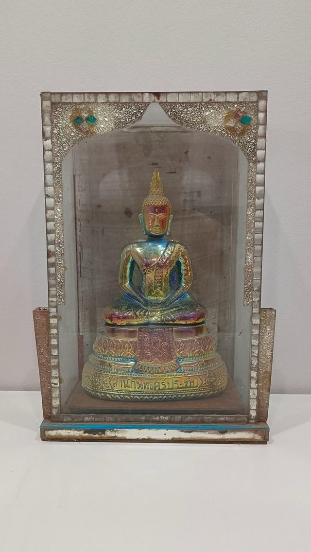 พระแก้วมรกต25ศตวรรษ พร้อมชุดตู้ตกแต่งแบบดั่งเดิมพระบ้าน100%