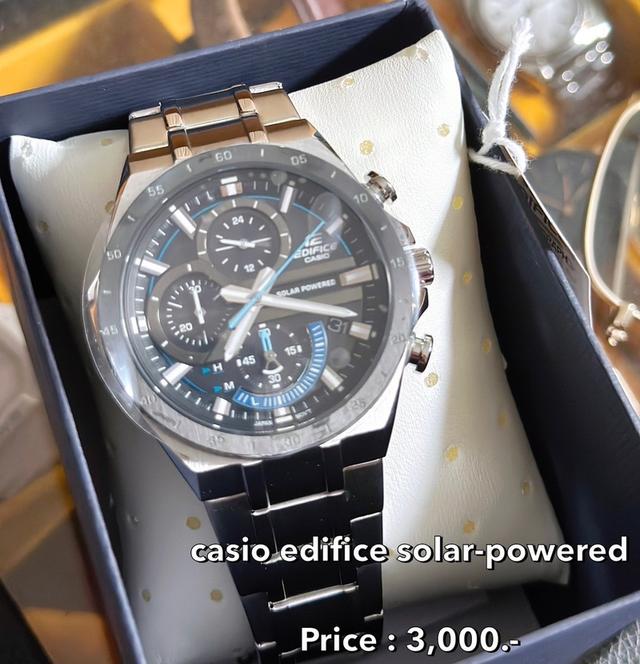 Casio edifice solar-powered