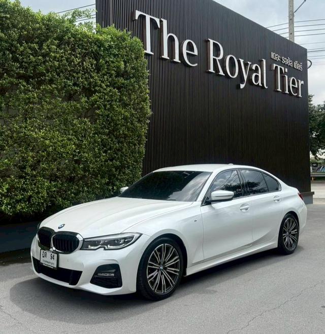 BMW 320d M SPORT G20 สีขาว ปี 2021Bsi ถึง 16/03/2570Warranty 16/03/2570