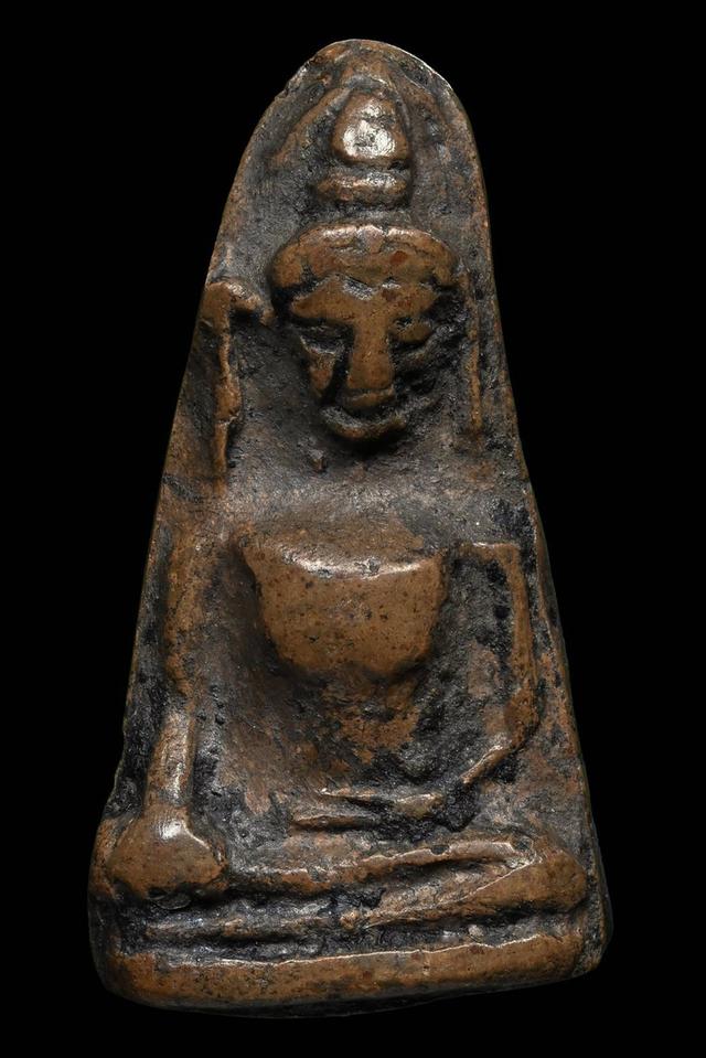 พระผงสุพรรณ พิมพ์หน้าแก่ วัดพระศรีรัตนมหาธาตุ สุพรรณบุรี