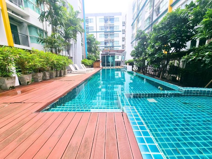 แอสปาย ศรีนครินทร์(เจ้าของขายเอง) แนวรถไฟฟ้าสีเหลือง ใกล้วิทยาลัยดุสิตธานี ตึก A ชั้น 2 ระเบียงหันทิศเหนือ ติดฝั่งสวน วิวส่วนตัว 16