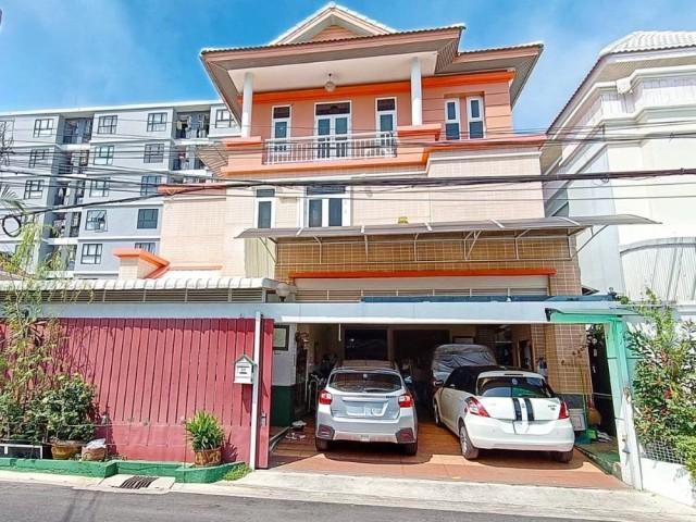 261008sdmsukwo ให้เช่า บ้าน MRT สุทธิสาร1.3 กม. รร.อนุบาลนานาชาติเพรพ 300 ม.ขาย-เช่าบ้านเดี่ยวหรู 3 ชั้น สุทธิสาร ห้วยขว 1