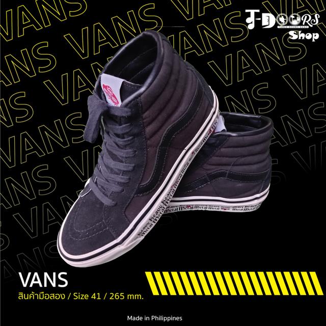 Vans ผ้าใบหุ้มข้อ มือสอง สภาพเหมือนใหม่ ส่งฟรี!