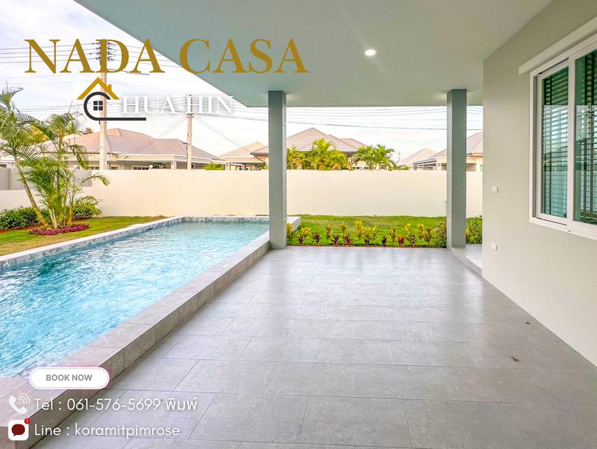 บ้านเดี่ยวหัวหิน🏘️NADA CASA เฟส2 ใกล้ทะเลหัวหิน9กม.🌊 14