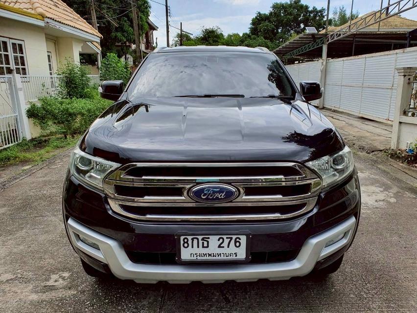 #FORD EVERREST 2.2 TITANIUM 2WD ปี 2017 สีดำ✔️เกียร์ A/T #มีประกันชั้น1 ราคา 499,000 บาท สอบถาม 085 337 55 37