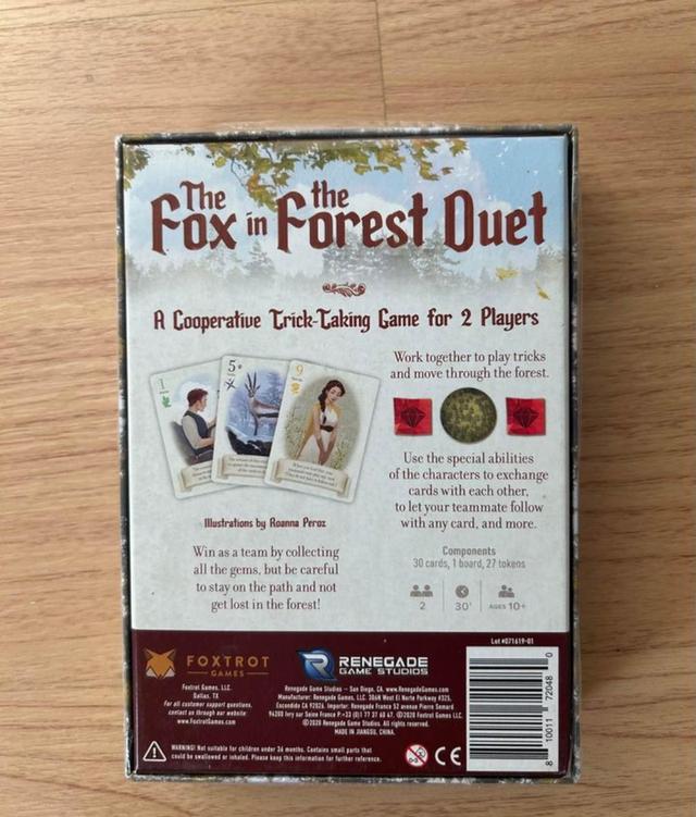 บอร์ดเกม The Fox In The Forest Duet  2