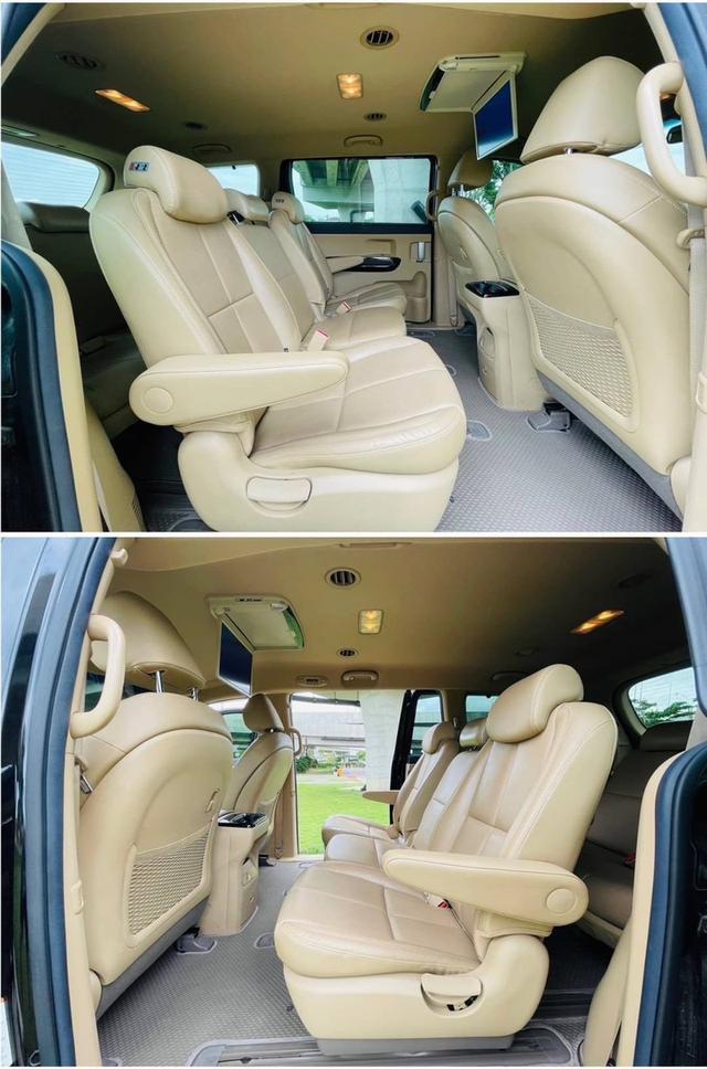 KIA GRAND CARNIVAL EX CRDI 2017 จด18 สีดำ ภายในสีเบจ รถมือเดียวตั้งแต่ป้ายแดง 8