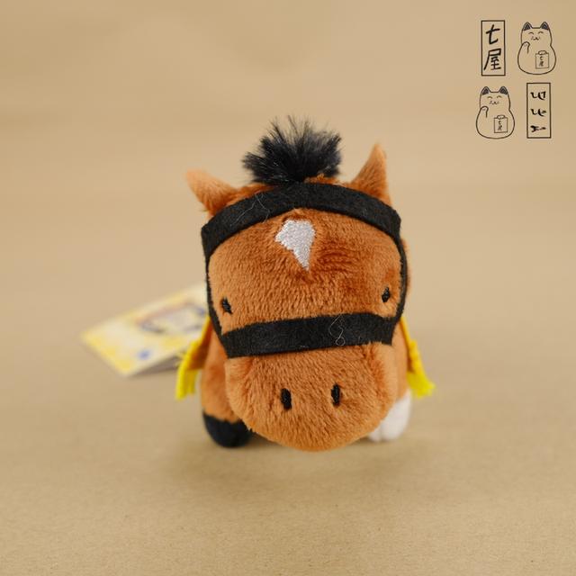 พวงกุญแจ ม้าอ้วน ม้าแข่ง No.18 เจรัลดิน่า 🏇 Geraldina・Thoroughbred Horse Racing Keychian・Petit 9 cm 🏆 รูปที่ 3