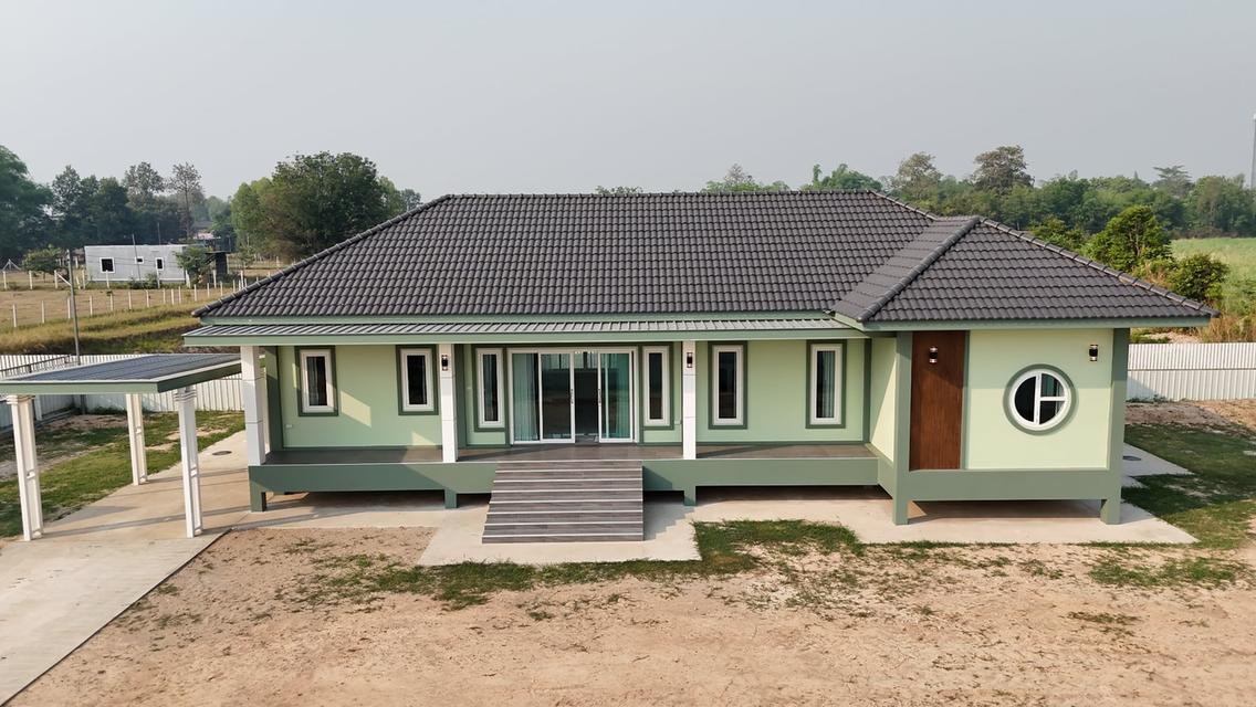 บ้านใหม่ 3ห้องนอน 2 ห้องน้ำ 1