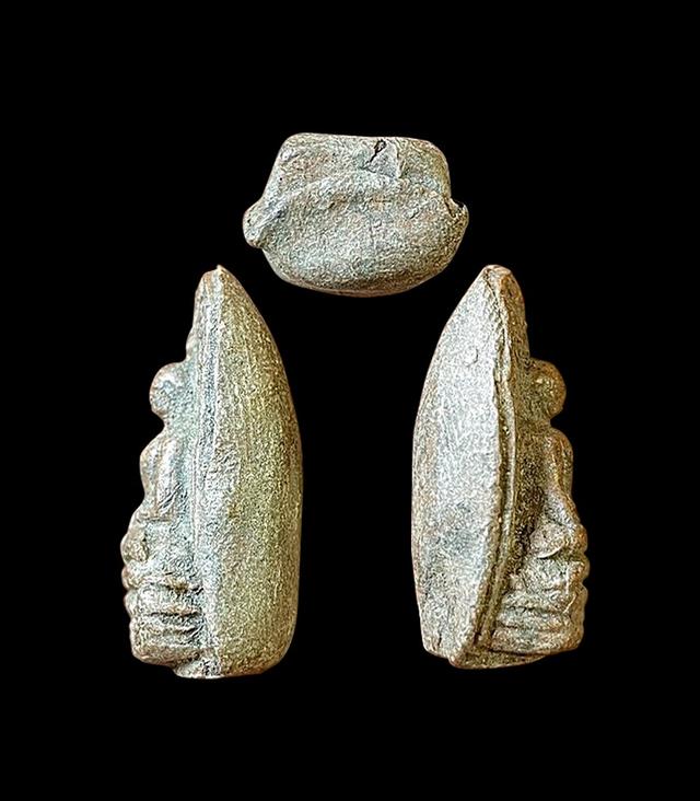 พระคงลำพูน กรุเก่า วัดพระคงฤๅษี สีพิกุล 2