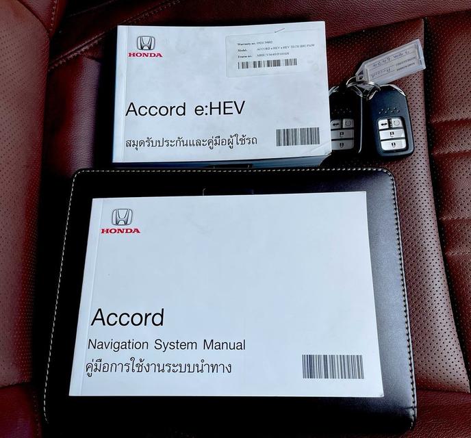 ขาย Honda Accord 2.0e:hev Tech ปี21 10