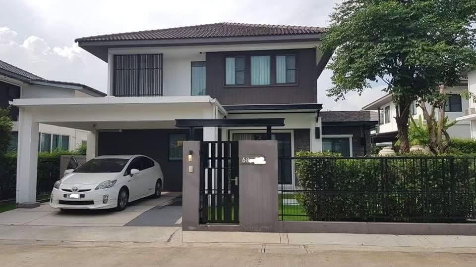 ขายหรือให้เช่า บ้านเดี่ยว2ชั้น มัณฑนา บางนา กม.7 ใกล้ทางด่วนและห้างดัง 1