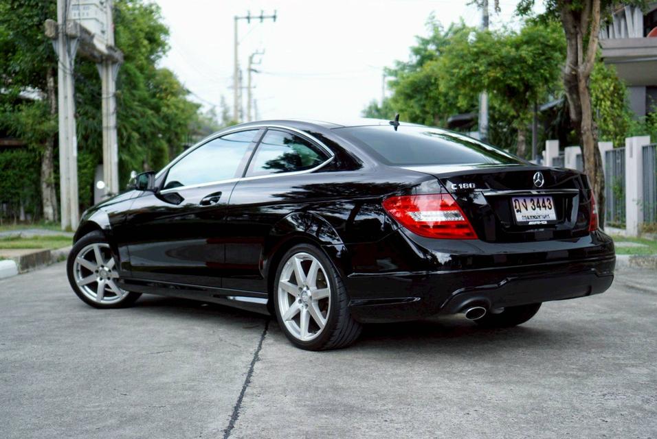 Benz C180 COUPE AMG Sport 2013 สีดำ รูปที่ 6