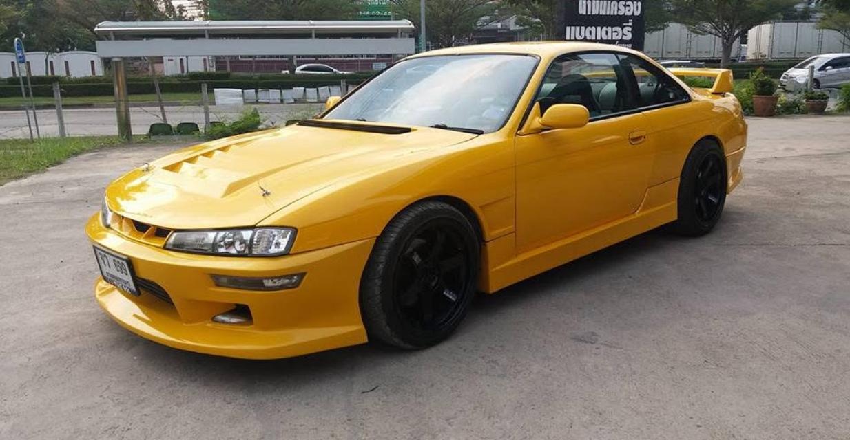 NISSAN SILVIA S14 สีเหลืองสภาพสมบูรณ์หายาก