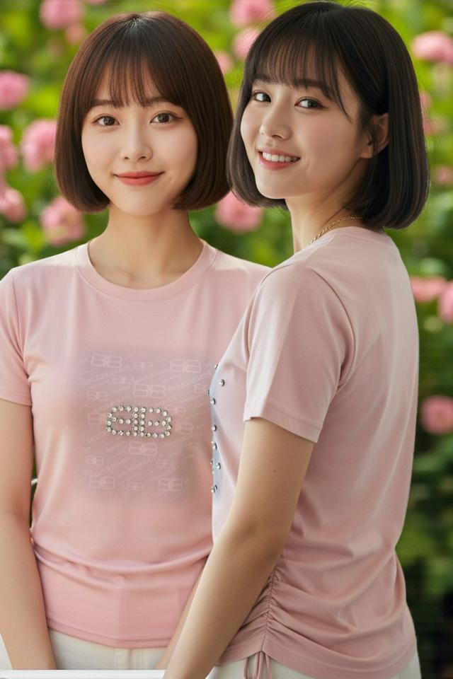 ขายเหมาราคาถูกมาก เสื้อยืดแฟชั่นปักคริสตรัล ไซส์ S 50 ตัว มือหนึ่งทั้งหมด สวยทุกตัว 6