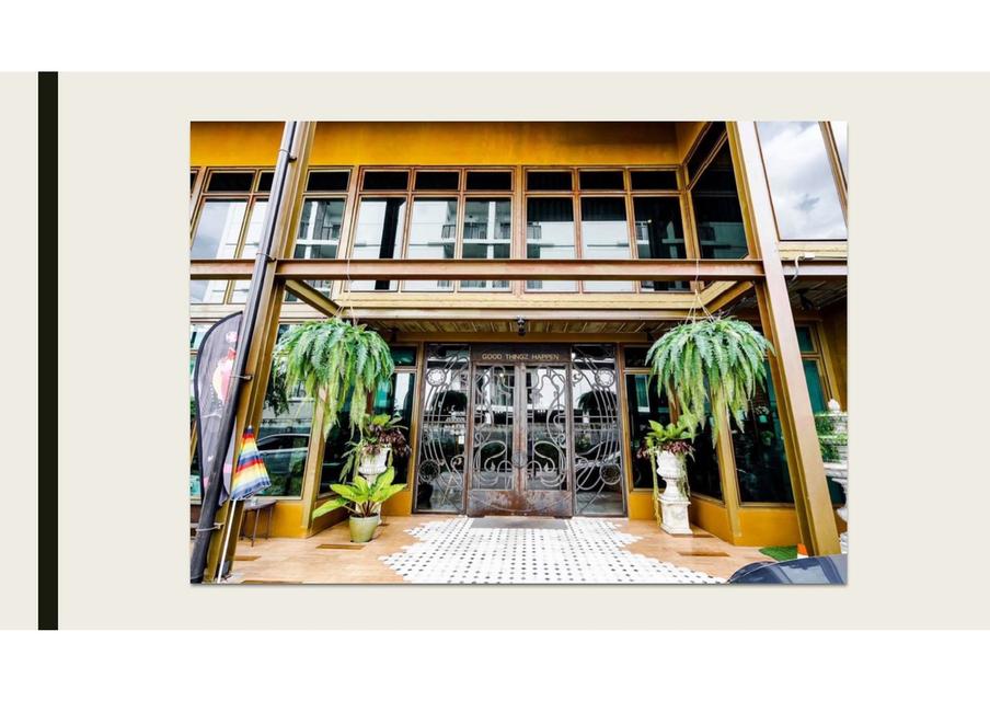 โฮมออฟฟิสให้เช่าพื้นที่ เหมาะสำหรับร้านอาหาร คาเฟ่ หรือโคเวิร์กกิ้งสเปซ ย่านประชาชื่น(ชินเขต) 7