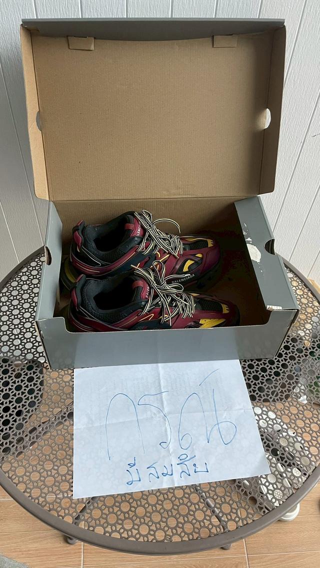 Balenciaga Track Sneaker Bordeaux Burgundy Black Yellow 18