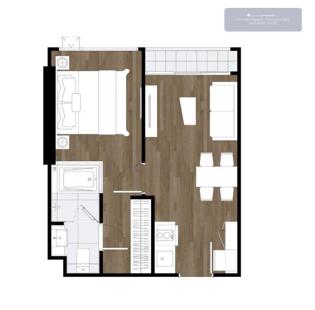 CM04395 ขายด่วน ขายดาวน์ คอนโด ออริจิ้น เพลส บางนา Origin Place Bangna ซอย บางนา-ตราด 48 แขวงบางนาใต้ เ 16