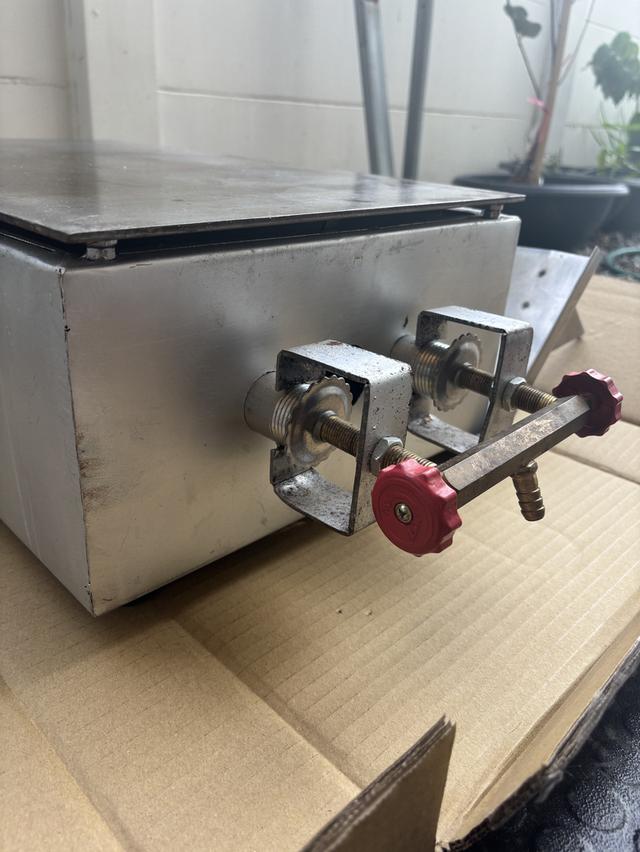 มือสอง เตาโตเกียว เตาย่างเนย หน้าเหล็กแผ่นเรียบ พร้อมอุปกรณ์ครบชุด 2