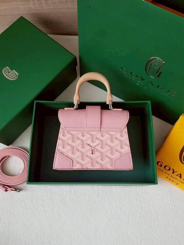Goyard Saigon Structure  (✅12,900฿) Nano Size : 11.5×7×14.5cm 7
