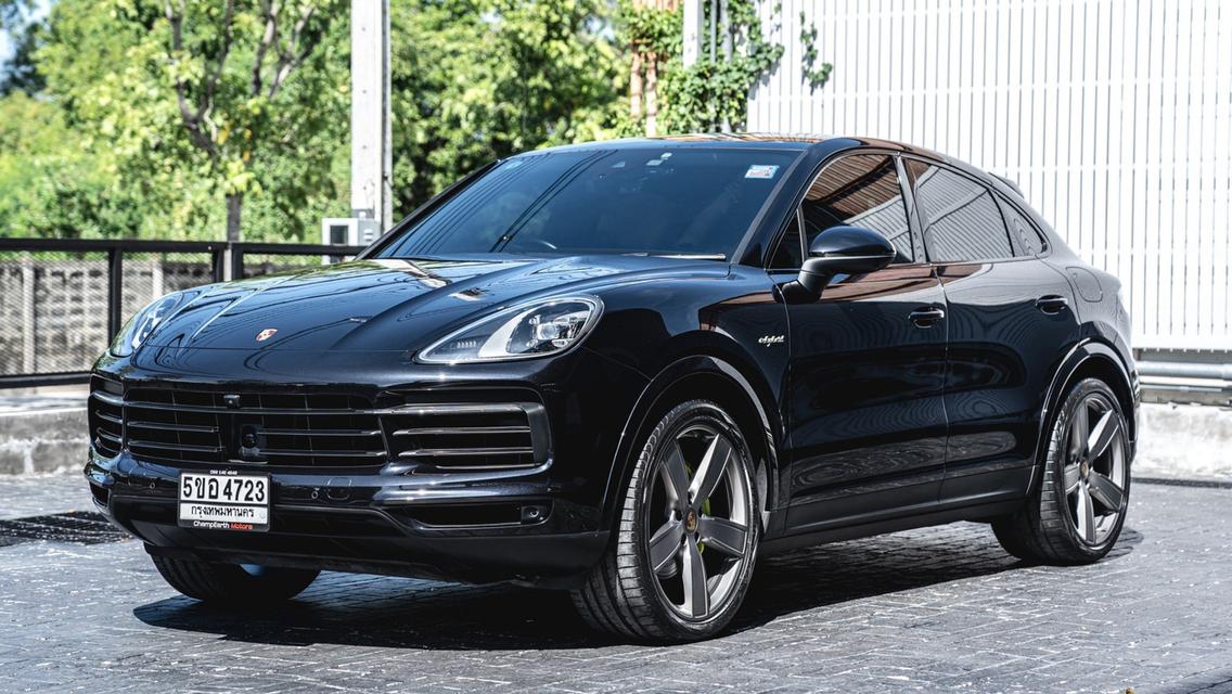 Porsche Cayenne E-hybrid Coupe 2021 สีดำ Full Option รถมือเดียว ออกศูนย์ AAS