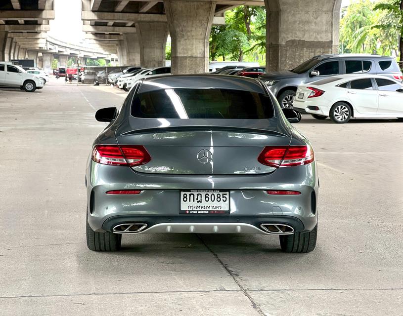 ขายรถ Benz AMG C43 4MATIC Coupe W205 ปี 2019 สีเทา เกียร์ออโต้