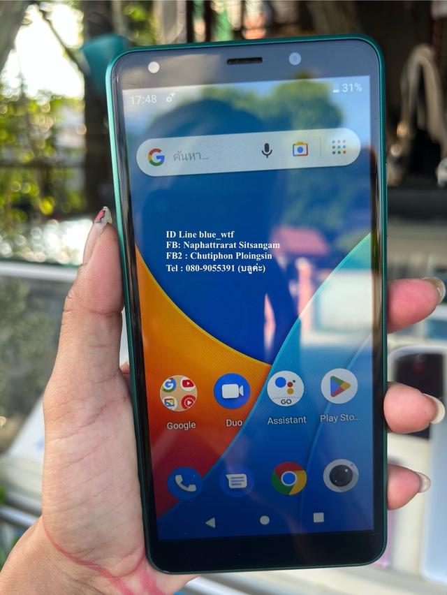 Wiko sunny5 6นิ้ว จอใหญ่ 2ซิม Rom32 Ram2 กล้องสวย โหลดแอพได้ ใช้งานปกติ ได้ทุกซิม