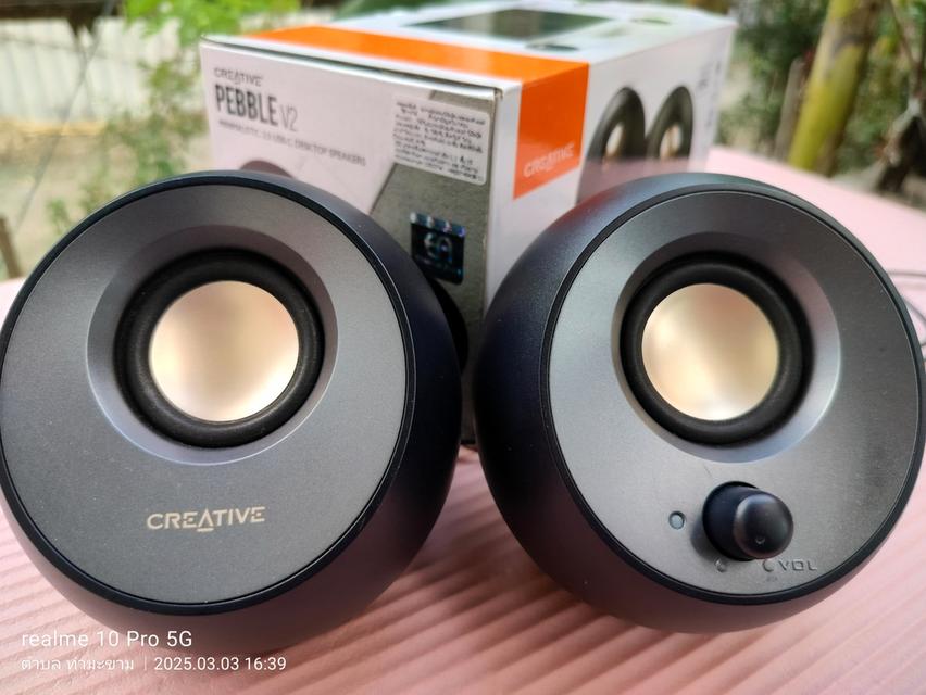 ขายลำโพง CREATIVE PEBBLE V2 อ่านก่อนมีตำหนิ 