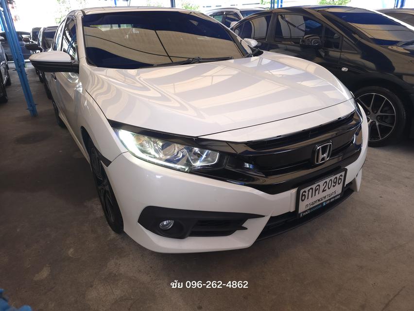 ปี 2017 #HONDA #CIVIC #FC 1.5 Turbo A/T (6กค 2096 กทม) **เลขไมล์ 129,xxx km. สีขาว ( ถ่ายจากสถานที่จริง) รูปที่ 5