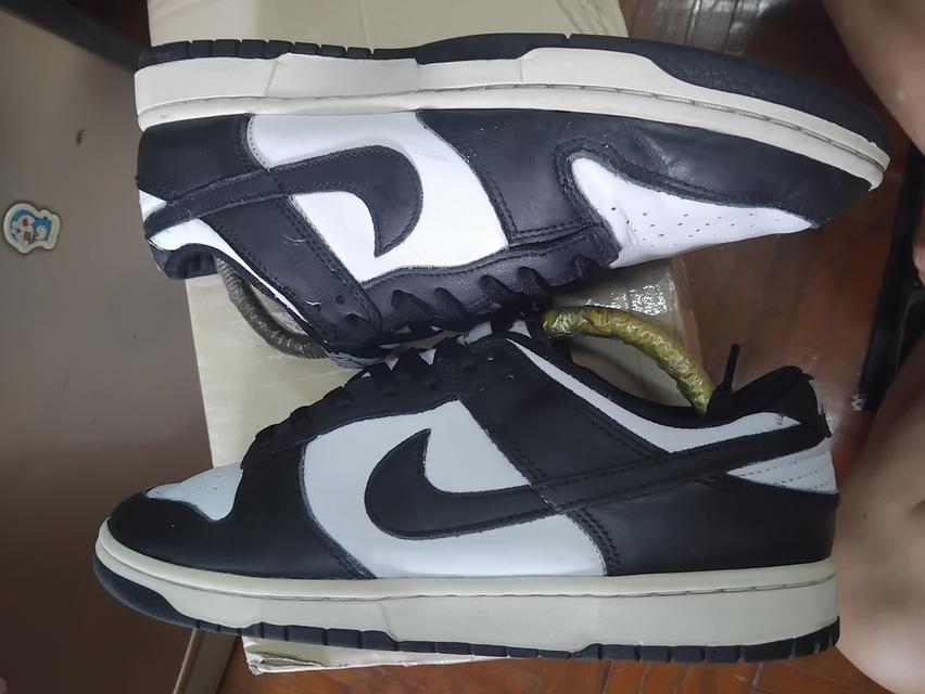 NIKE DUNK LOW PANDA EUR 42.5/27สวยสภาพดี490ค่าส่ง50 รูปที่ 7