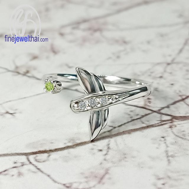 Finejewelthai แหวนแมลงปอ แหวนเพอริดอท เสริมมงคลด้วยอัญมณีแท้ R1442pd รูปย่อยที่ 4