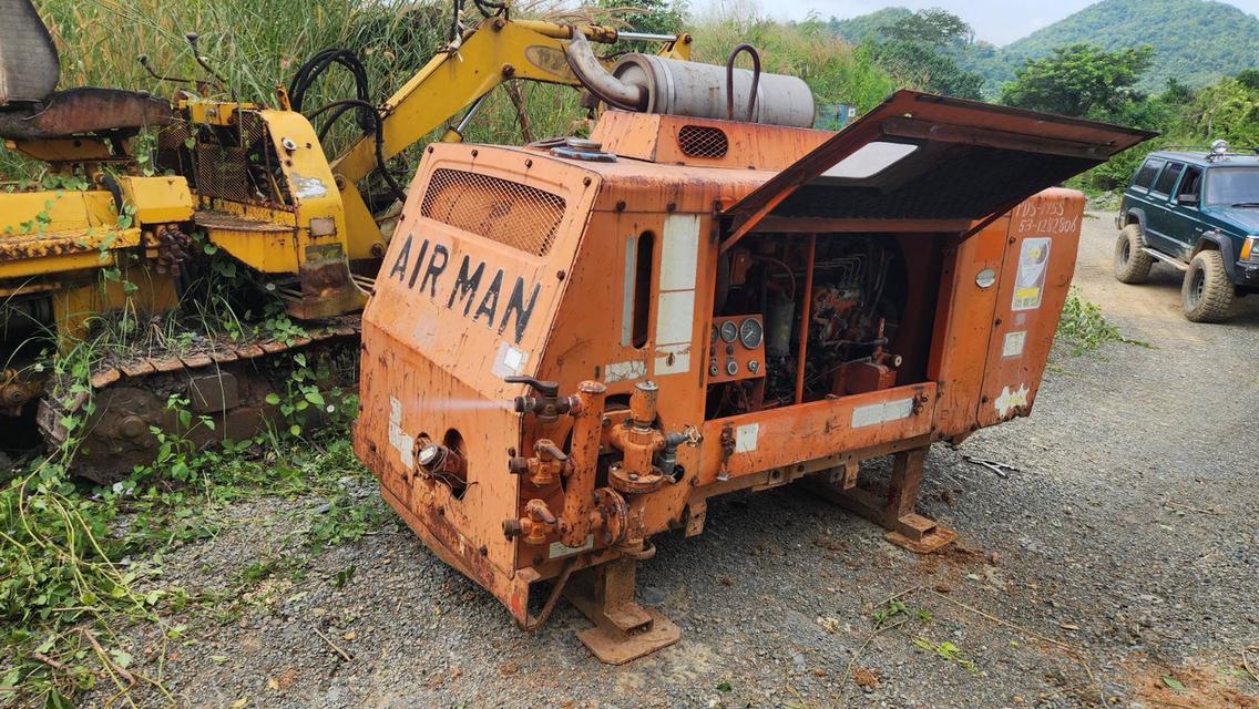 ขาย เครื่องปั๊มลม ปั๊มลม AIRMAN PDS175 เก่าญี่ปุ่น เครื่อง ISUZU ดีเซล 3 สูบ ลมแรงม๊าก พร้อมใช้งาน