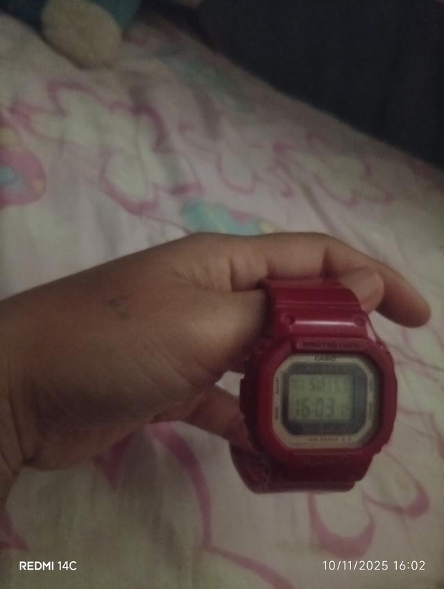 นาฬิกาcasioของแท้สีแดงมือสองต้องการขายต่อ 5