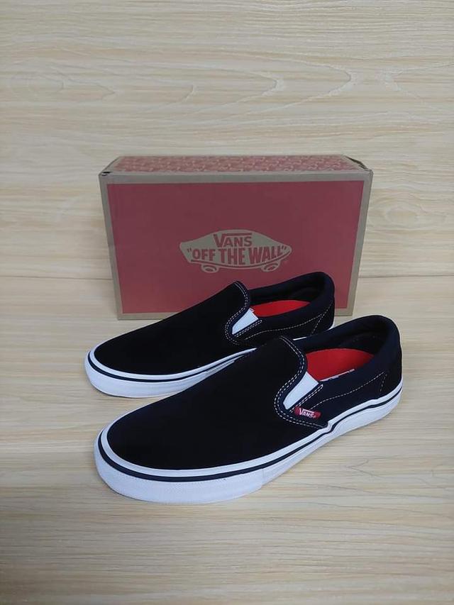 Vans Slip on Black White Pro 3