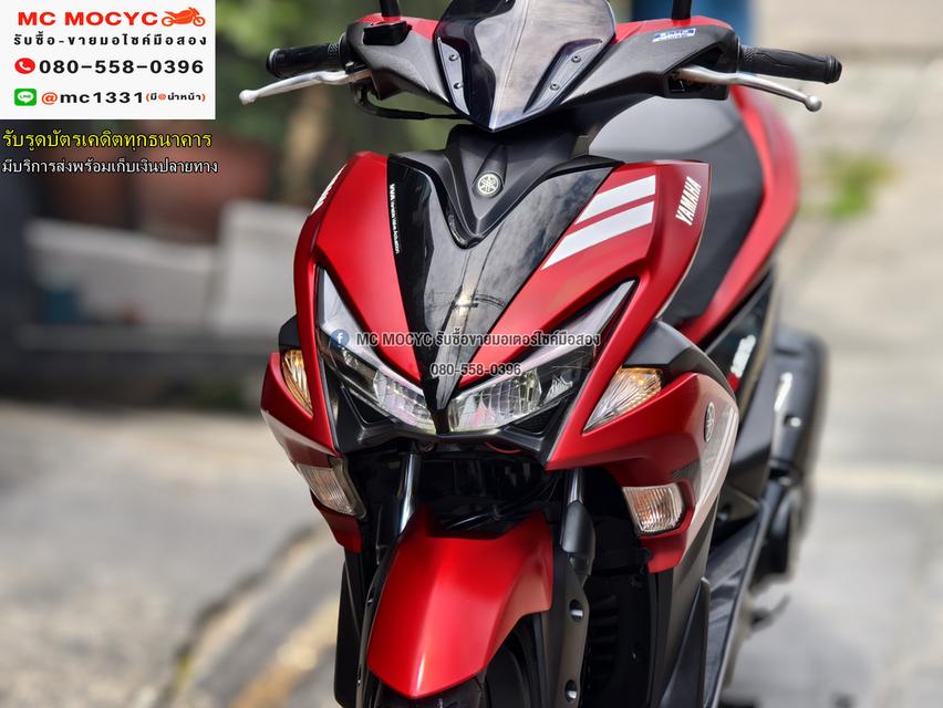Aerox 2017 รถบ้านแท้มือเดียวเครื่องท่อเดิม กุญแจบุคเซอวิสครบ เล่มเขียวชุดโอนครบ No1216   9
