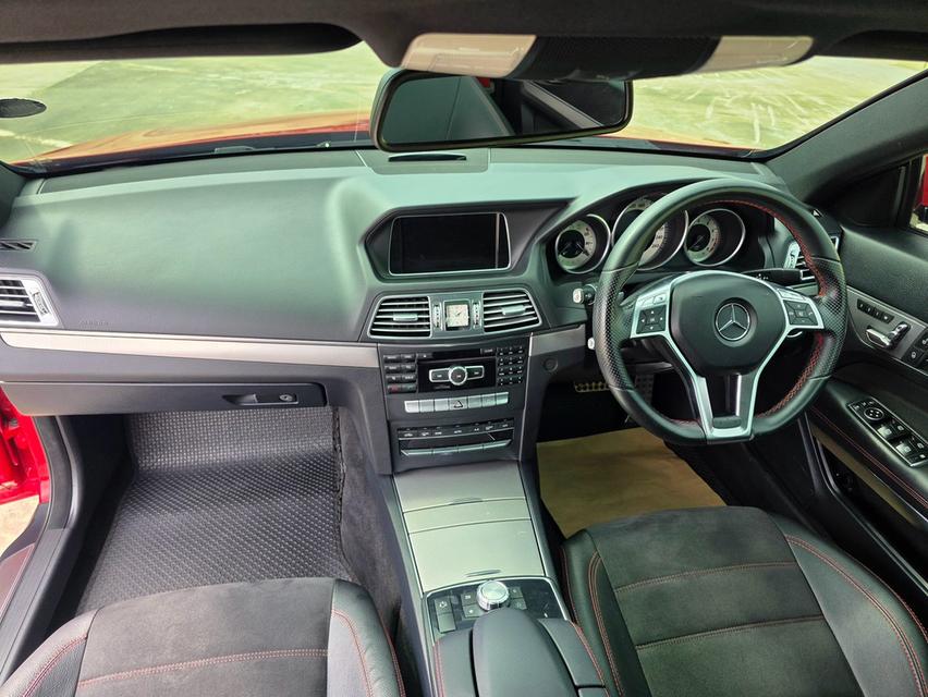 Mercedes-Benz E200 Coupe AMG Dynamic Facelift ปี 2015 สีแดง รูปที่ 10