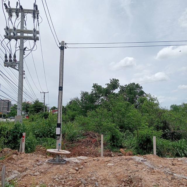 ที่ดินติดคลองแม่ประจันต์ 3-2-22ไร่ ติดถนนดำ ติดห้วยสาธารณะ ติดทางสาธารณะ  3