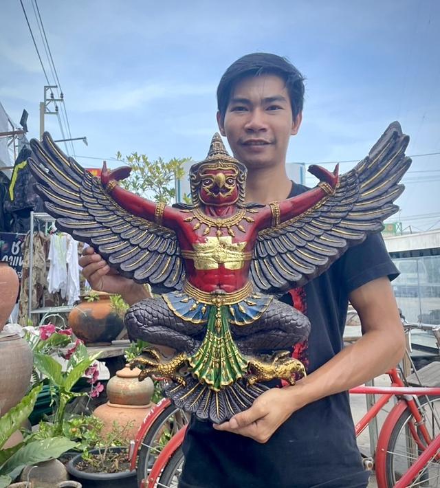 ครุฑแขวนผนัง รูปหล่อพญาครุฑ ขนาด70ซม 3