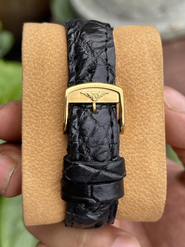 นาฬิกาข้อมือLongines Automatic ขานก ทูโทน หน้าปัดลายใยแมงมุม สีทอง 6