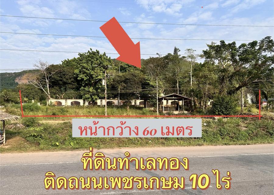 💎โฉนดทองคำ 10 ไร่แห่งความมั่งคั่ง! 💰ไร่ละ 3.9 ล้านบาท ราคานี้กับฮวงจุ้ยเทพๆ (ติดทางหลวงแผ่นดินหมายเลข 4 (เพชรเกษม)  ต.ท่าข้าม อ.ท่าแซะ จ.ชุมพร 1