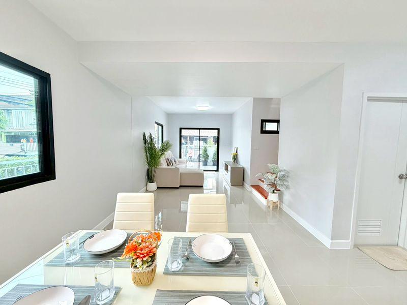 หมู่บ้านพฤกษาวิลล์63/1 พระราม5 นครอินทร์ทาวน์เฮาส์ 2 ชั้น หลังมุม ทำเลดีติดถนน พระราม 5//ถนนพิบูลสงคราม//ถนนติวานนท์ ทางเข้าวัดสังฆทาน 6