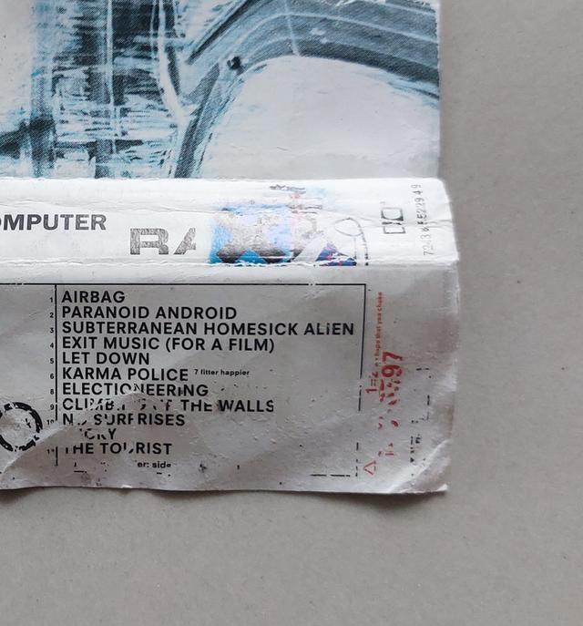 □มือ2 เทปเพลง วง RADIOHEAD□อัลบั้ม OK COMPUTER (ลิขสิทธิ์แท้)(แนว rock) 6