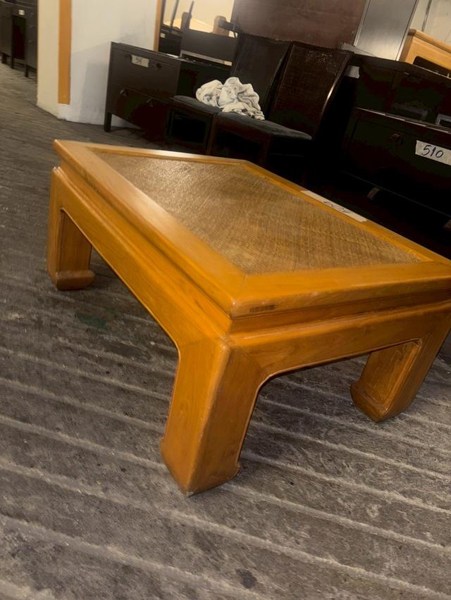 โต๊ะไม้สัก มี2ขนาด ใหญ่ 120x90x42 เซนติเมตร (2000บาท) กลาง 95x80x42 เซนติเมตร (1700บาท) 4