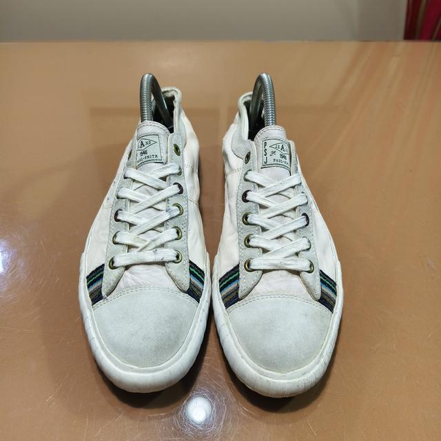 ð Paul Smith Jeans "LAMODI" White Leather Size 41/26 cmðĨPrice 650āļŋ āļĢāļđāļāļĒāđāļāļĒāļāļĩāđ 4