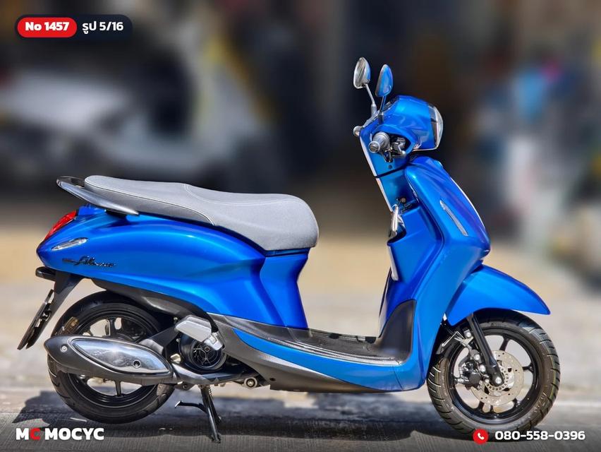 Yamaha Grand Filano Hybrid 2024 วิ่ง8000โล รถบ้านมือเดียวเครื่องท่อเดิมๆ กุญแจบุคเซอวิสครบ No.1457 รูปที่ 6